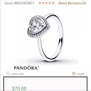 PANDORA. Sparkling Love Ring